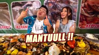 Kenta Dan Novi Aurellya Kulineran Di Kerang Baskom Seafood Enaknya Mantul