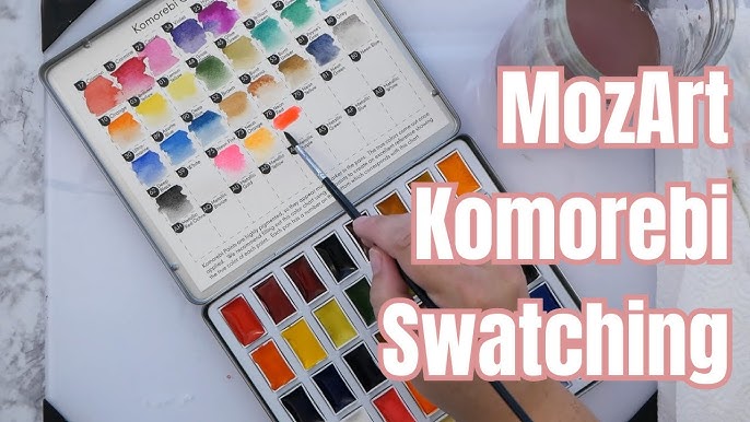 Komorebi Japanese Watercolor Paint Set - 40 Fantastic Colors