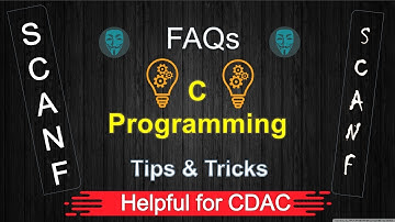 Scanf Advanced | CDAC CCAT | Technical Interview Preperation | Advanced C Concept | Part-2 Hindi