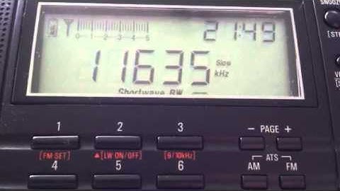HM01 shortwave Cuban numbers station 12AUG13
