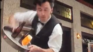 The Most Clumsy Waiter Ever Spills Drinks on Everyone