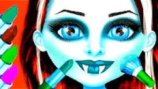 Learn Fun Baby Girls Halloween Care Kids Games - Spooky Makeover Hair Salon Dress Up Game for Girl screenshot 5