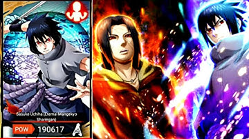 EMS SASUKE ( OLD-KIT ) ABILITY SHOWCASE | NARUTO X BORUTO NINJA VOLTAGE