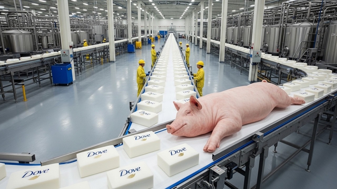 Cómo la Grasa Animal se Convierte en tu Jabón Favorito — Dentro de la Fábrica Más Grande (Completo)