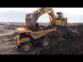 Amazing Excavator Komatsu PC2000 Fast Loading To Haul Truck HD785