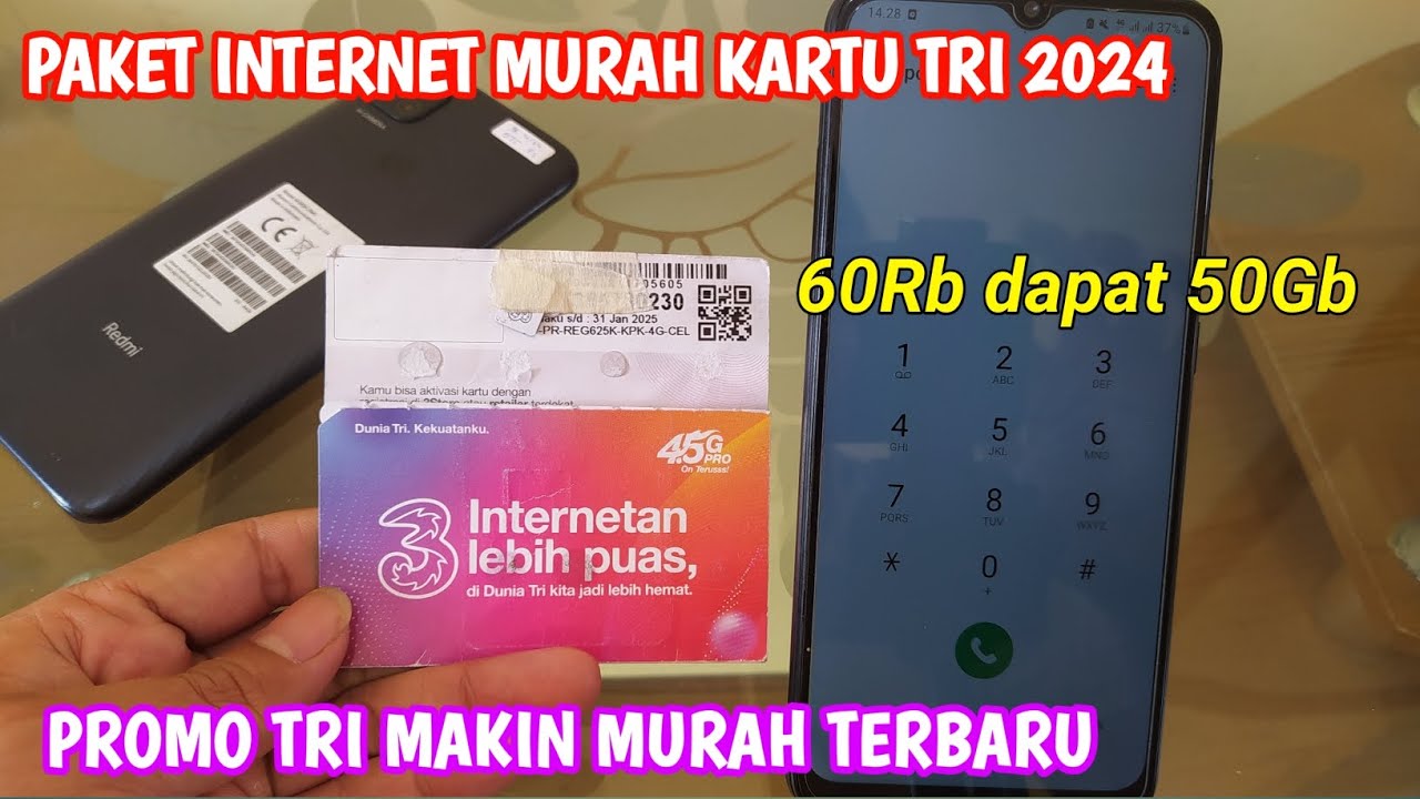 PAKET INTERNET MURAH KARTU TRI 2024 | PROMO MURAH KUOTA TRI 2024 - YouTube