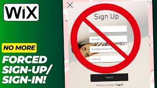 Información How To Remove Login on WIX Website | Turn Off Member Signup and Login Page - 2026 (Full Guide) Noticias