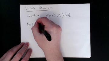 MSE 403 S21 Lecture 7 - Module 3 - Predicting Silicate Structures Example