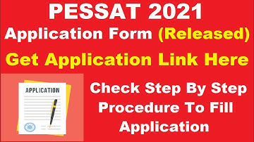PESSAT 2021 Application Form (Released) - Know How To Apply For PES University 2020 Admission