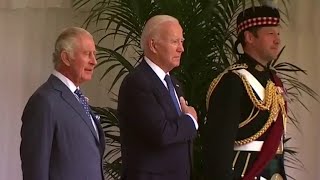 Biden meets with King Charles III in UK