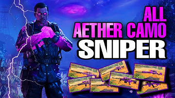 ALL AETHER CRYSTAL CAMO FOR SNIPERS CALL OF DUTY MOBILE
