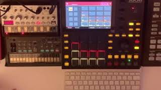 Live jam with volca bass, volca keys and MPC one