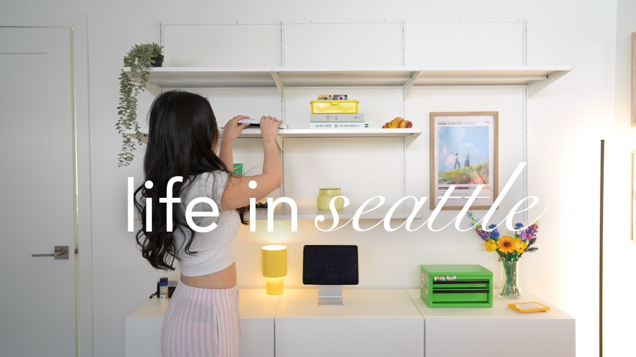 life in seattle | finding my spark again, major office makeover, my first vibe-coding project
