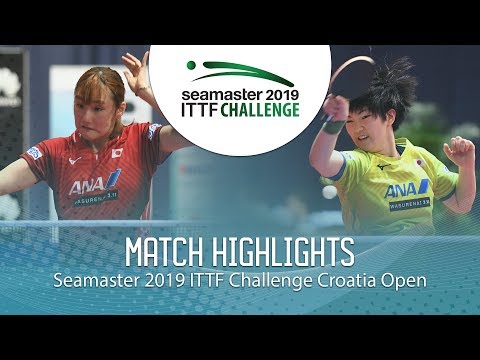 Miyuu Kihara vs Miyu Kato | 2019 ITTF Challenge Croatia Open (Final)