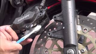 【メンテ007】フロントブレーキ清掃@ホーネット250(Hornet250)