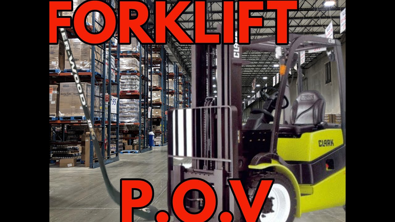 Driving Forklift P.O.V Working At A Hockey Stick Factory YouTube