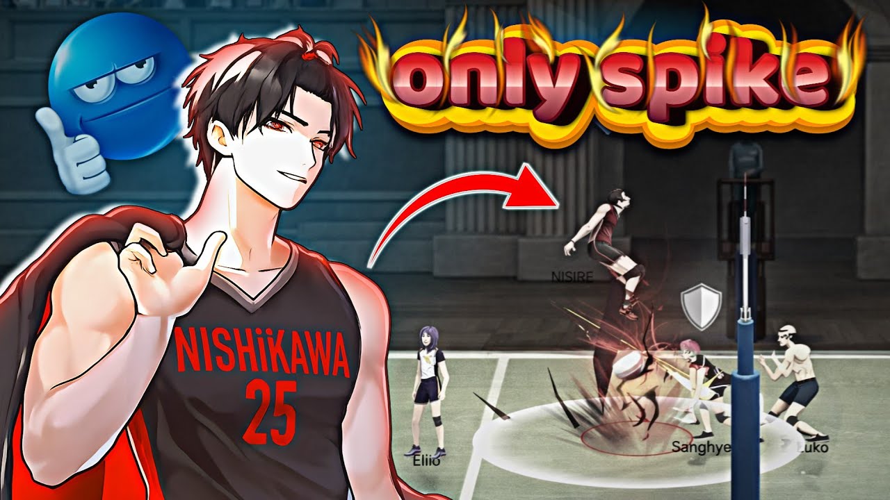 🖤🔥 BLACK NISHIKAWA ONLY SPIKE 💥🤯 | THE SPIKE CROSS 🏐⚡