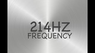 214HZ   FREQUENCY quantique emergence regeneration of tissue  therapy pure tone wave music  effect