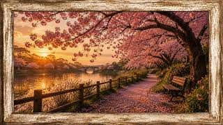 Cherry Blossom Sunset | Digital Frame Scenery screenshot 5