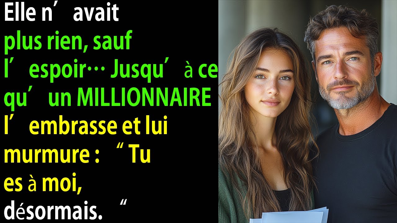 Elle n’avait plus rien – jusqu’à ce qu’un millionnaire l’embrasse et lui dise : « Tu es à moi. »