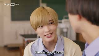 When he said 'I want to be with you forever' in the finale of Japanese BL 'Takara-kun & Amagi-kun'💛