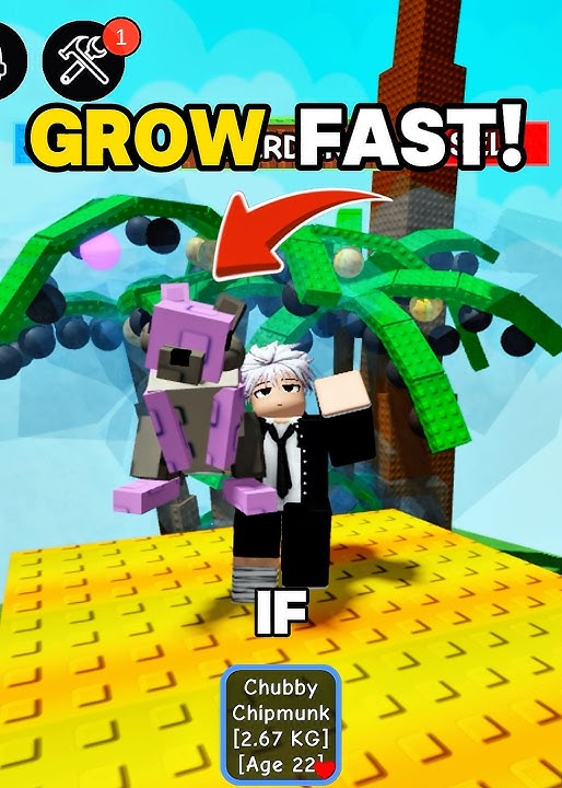 FASTEST Way to Grow Chubby Chipmunk in Grow a Garden Roblox! 🐿️ #growagarden #roblox