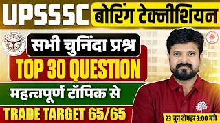 UPSSSC Boring Technician Practice Set Class 2026 |  UPSSSC Boring Technician Science &amp; tech MCQS