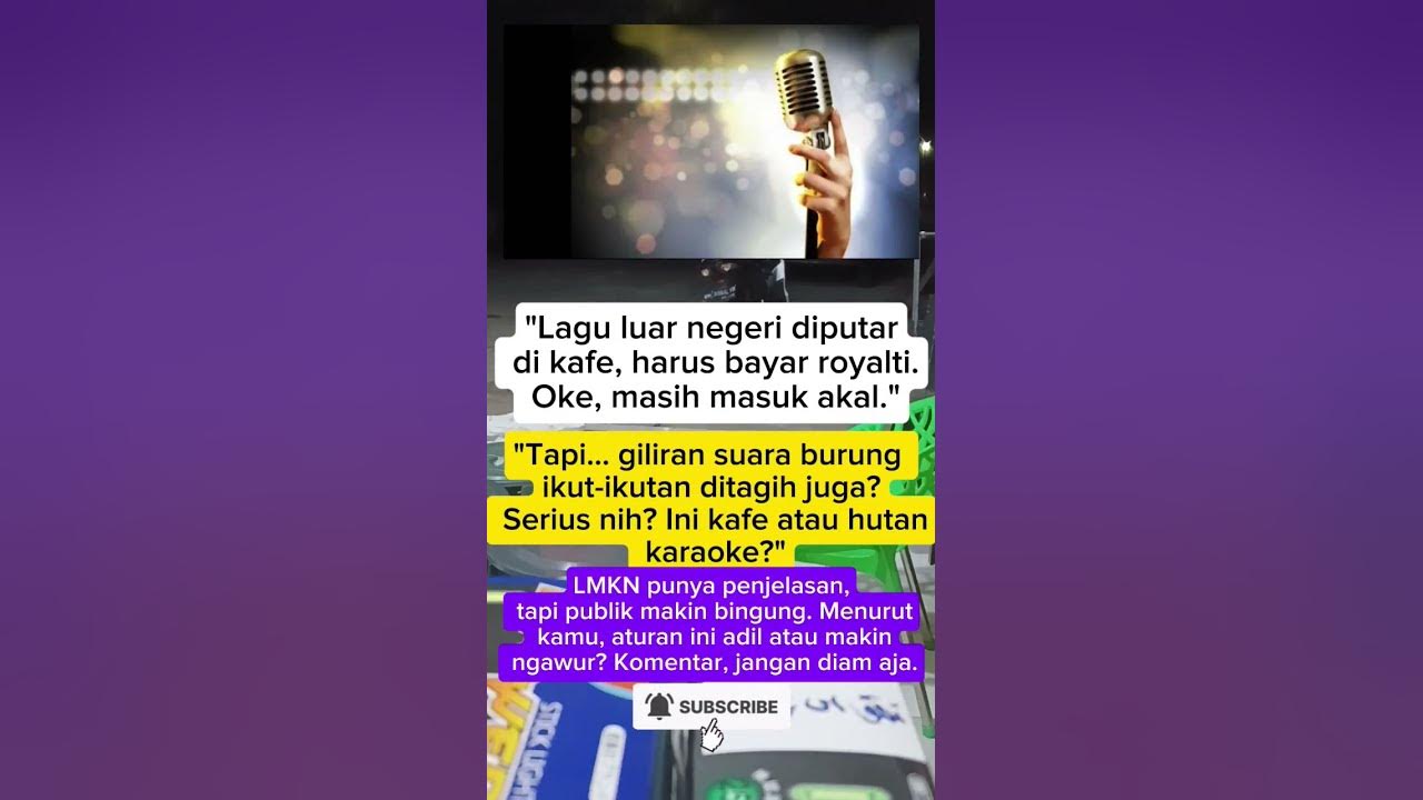 "Putar Lagu Kena Royalti, Suara Burung Juga? Serius Nih LMKN? #shorts #music