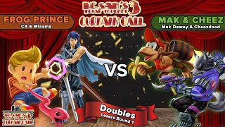 Frog Prince (Miasma/Peace) vs. Mak &amp; Cheez (Mak Dewey/Cheezdood) LR1 -NC Sam's House Tourney 3: Curt