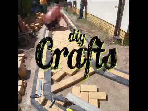 paving Herringbone pattern terrace and sidewalks