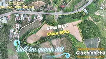 GIẢM 50% CHO LÔ ĐẤT BÁN ĐẢO SIÊU ĐẸP , MẶT TIỀN QL.20