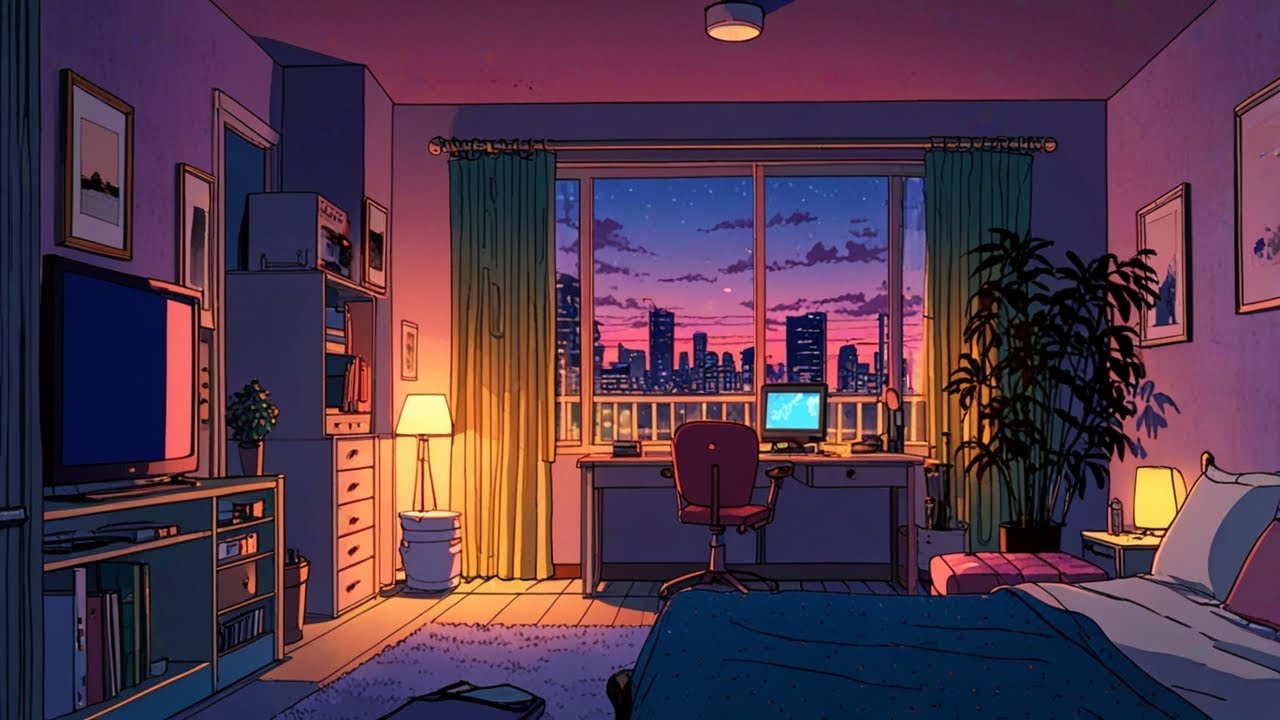 Chill Anime Retro Lofi Beats for 💻Work, 🌿 Relax, 📚Focus | Momiji Lofi
