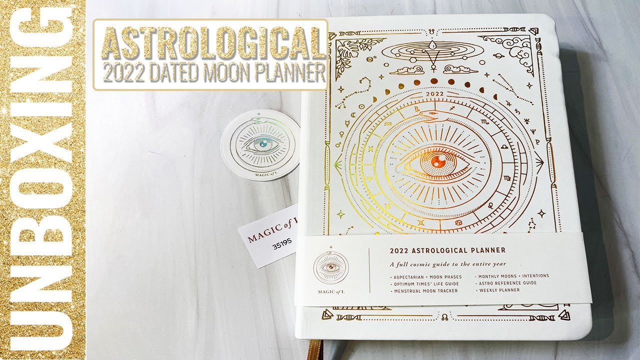 UNBOXING 2022 Astrological Planner from Magic of I // 2022 Dated Moon