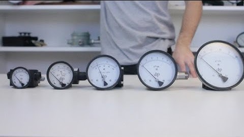 Dial Size Overview for Differential Pressure Guages