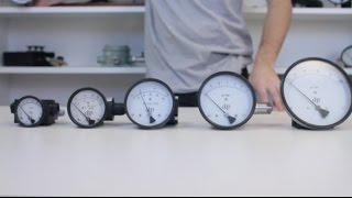 Dial Size Overview for Differential Pressure Guages