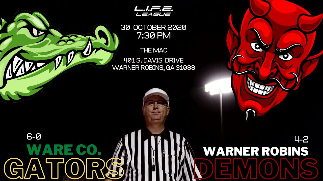 WARNER ROBINS KNOCKS OFF THE UNDEFEATED WARE COUNTY GATORS IN A REGION