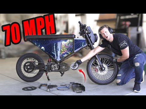 Unlocking 70 MPH on the CyberX E–Bike!! SO FAST