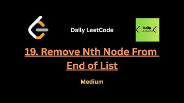 19. Remove Nth Node From End of List