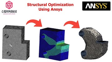 Static Structural Analysis and Optimization in ANSYS: Step by Step Tutorial #mechanical #cad #new