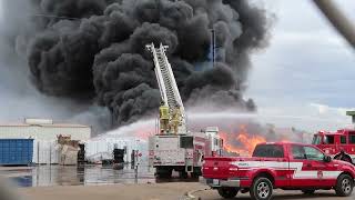 Calexico, CA. Commercial fire