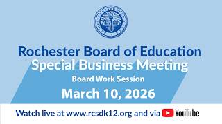 Board Work Session | March 10, 2026
