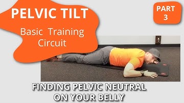 MULTIPLE SCLEROSIS EXERCISE - PELVIC TILT BASIC TRAINING – PT3 ON YOUR BELLY