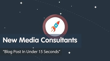 Wordpress Blog In Under 15 Seconds