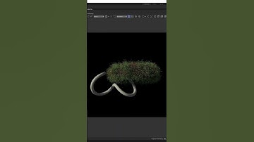 Creating a looped abstract animation in Cinema4D | Plants from the Forester plugin  #3dart #redshift