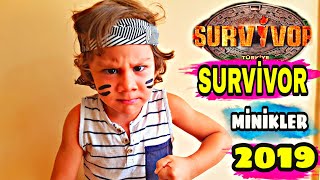 Survivor Minikler Arel Parkta Parkur Ile Hazırlanıyor - Eğlenceli Çocuk Videosu