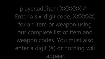 Fallout New Vegas Cheat Codes