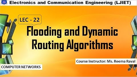 CN_Session 22_Flooding and Dynamic Routing Algorithms