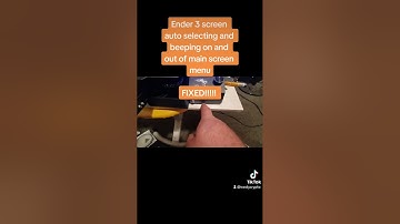 Ender 3 Screen menu random menu selection and beeping fixed @rent2ownnz