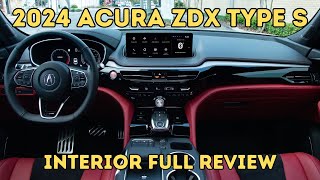 2024 Acura ZDX Type S  - interior Review Acura Zdx 2024 Interior