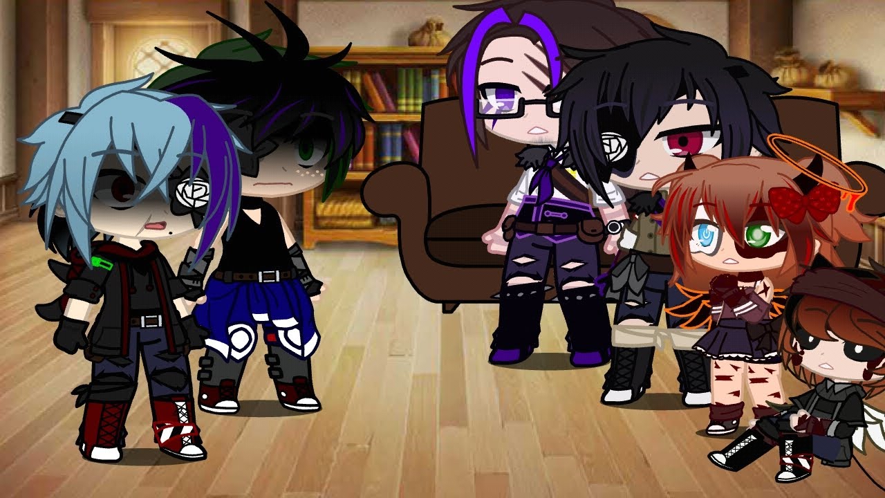 Afton family reunion || Izuku & Shigarki Afton AU || My AU || Aged up Izuku 